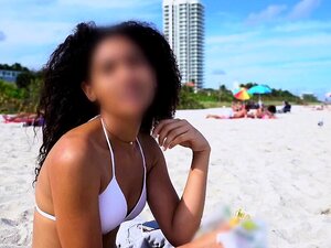 Hairy pussy beauty banging outdoor