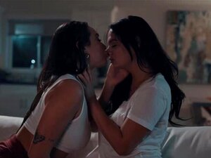 Busty cutie facesitted and fingered by her hot stepsiste. Busty cutie and her stepsis are on the couch having a movie marathon.After that,they get horny and start kissing each other passionately.Next is,she sucks her stepsis tits and she then licks her pus