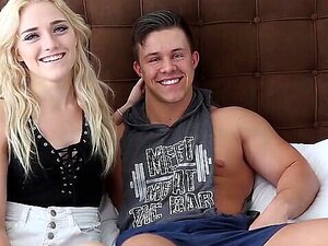  Raw Blonde With Small Tits Fucks Muscular Hot Guy - Free Porn. A Fresh Cutie With Small Tits And Pale Skin Fucks A Gorgeous Muscular Guy At Their First Porn Casting! This Hot Couple Definitely Has Something To Show!  Porn