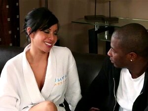 Sexy asian Kimmy Lee gets her pussy fucked by black stu