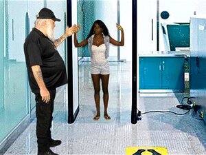 Watch Paris Seduce An Airport Security Agent With Her Perfect Ass. This Ebony Beauty Gets Strip Searched In HD As Her Dress Comes Off And Desires Rise High! Porn