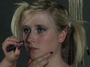Get Dominated By A Kinky British Blonde Bombshell In Satin. Watch As She Humiliates And Enslaves Her Female Model In Extreme Lesbo Bondage. She'll Make Them Beg For More. Porn