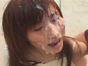 Experience The Ultimate Japanese Bukkake Fiesta. Yuka's First Time Getting Fucked And Drenched In Cum. You Won't Believe Your Eyes! Porn