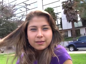 Picking up breasty Latin Chick to milk penis and get paid