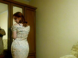 Looking for a naughty redhead with natural huge tits who loves to tease on camera? Watch this homemade video of a married amateur wife in a summer dress uncovering her perfect boobs & masturbating. Slutty girlfriend material!