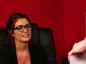 Busty cfnm babe laughing. Busty cfnm babe laughing at loser masturbating in hd