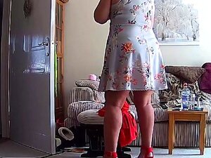 Want A Sneak Peak Under A Hot Housewife's Skirt? Watch As This Mature Mom Gets Spied On By A Hacked Camera. You Won't Be Able To Resist Watching Her Every Move. Porn