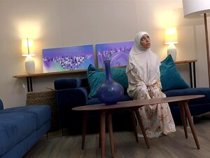 Experience The Seductive Surprise Of A Hijab-wearing Hot Wife With Big Tits, As She Satisfies Her Husband's Deepest Desires. Watch As This Couple Explores Their Fetish, With Spanking And Hardcore Action That Will Leave You Craving For More. Don't Miss Out On This Steamy Experience! Porn