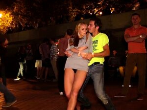 Real euro amateur dancing upskirt