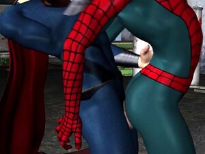 Spiderman Gay porn videos at Xecce.com